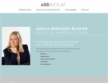 Tablet Screenshot of abbavocat.com